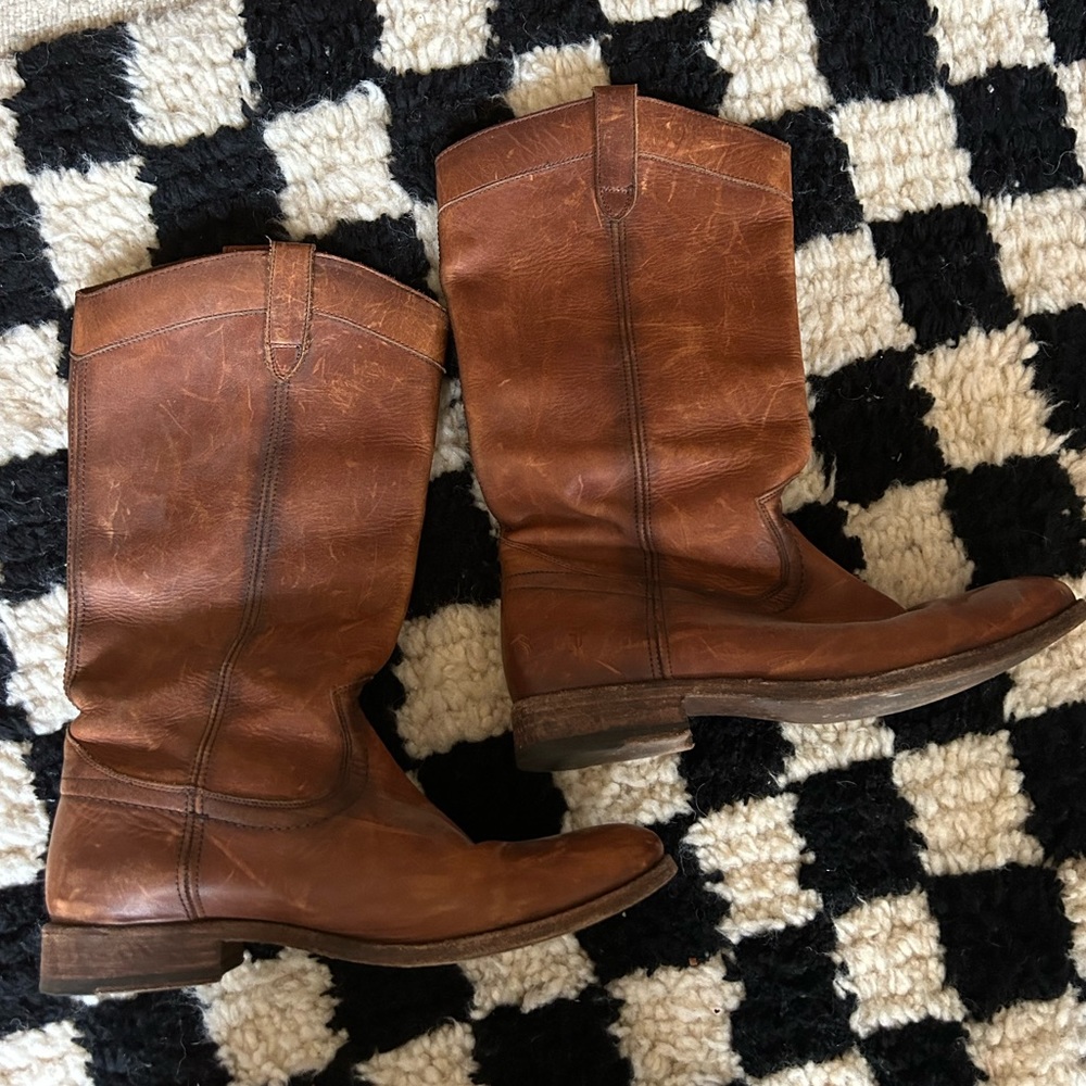 Frye western style boots